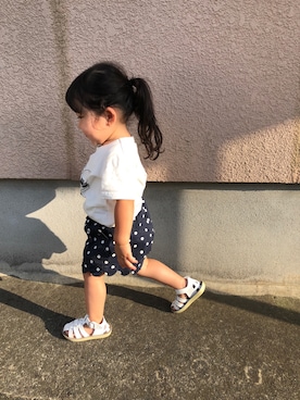 Uさん(キッズ・80cm)の夏コーディネート
