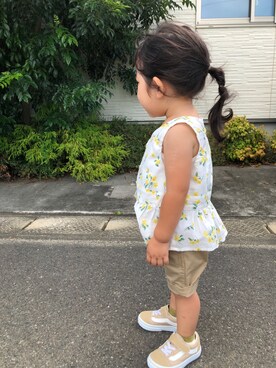 Uさん(キッズ・80cm)の夏コーディネート