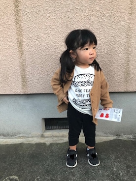 Uさん（キッズ・80cm）の秋コーディネート