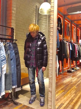 「HYSTERIC GLAMOUR（ヒステリックグラマー）のREVOLUTION SOUNDS刺繍 CPOシャツ（シャツ/ブラウス）」を使った、カイさん（メンズ・176cm）の秋コーディネート