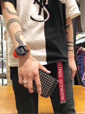 「G-SHOCK」｜「アイテム（財布/小物）」を使った、カイさん（メンズ・176cm）の春コーディネート