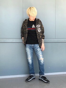 カイさん（メンズ・176cm）の春コーディネート