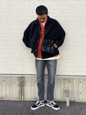「ITEMS URBANRESEARCH（アイテムズ アーバンリサーチ）のアイテム（その他アウター）」を使った、_ryo_kimさん（メンズ・175cm）の春コーディネート