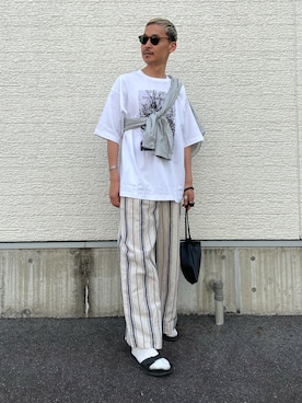 _ryo_kimさん（メンズ・175cm）の夏コーディネート