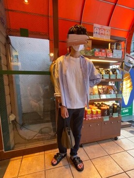 「PAR ICI（パーリッシィ）のアイテム（シャツ/ブラウス）」を使った、___さん（レディース・160cm）の秋コーディネート
