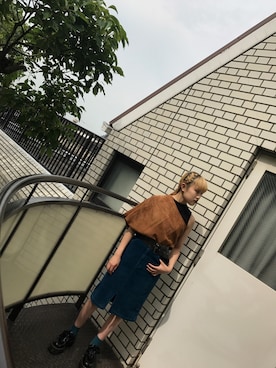 「BROWN」｜「アイテム（その他シューズ）」を使った、hanaさん（レディース・162cm）の秋コーディネート
