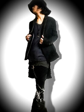 KMRii（ケムリ）のテーラードジャケットを使った人気ファッション 