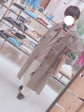 「アイテム（ステンカラーコート）」を使った、そうたさん（メンズ・165cm・20代）の秋コーディネート