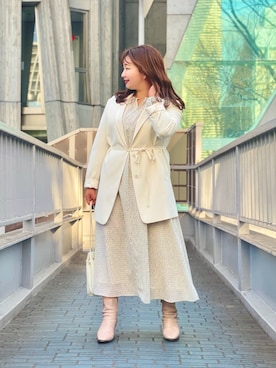 YuKiさん（レディース・152cm）の冬コーディネート