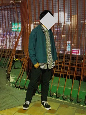 「RAGEBLUE（レイジブルー）のアイテム（その他アウター）」を使った、kiteさん（メンズ・170cm）の春コーディネート