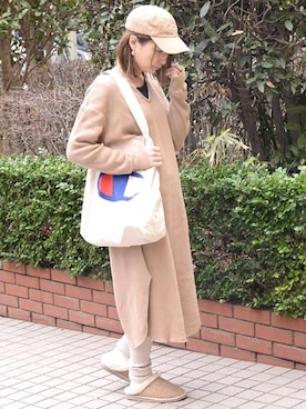 「プレゼント企画」｜みーこさん（レディース・165cm）の冬コーディネート