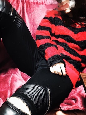 「CIVARIZE（シヴァーライズ）のアイテム（トップス）」を使った、Psyonさん（レディース・161cm）の冬コーディネート