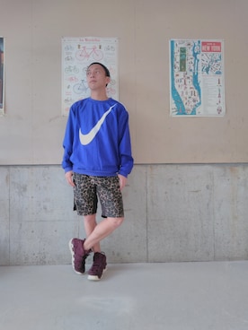 「ニットキャップ」｜「アイテム（ナイロンジャケット）」を使った、BOSS.Buckyさん（メンズ・169cm）の秋コーディネート