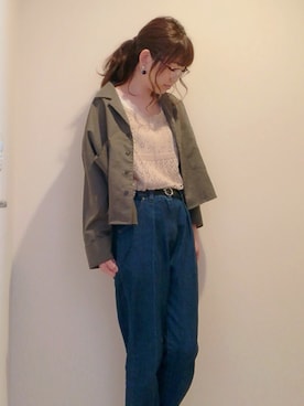 mao◎さん（レディース・158cm）の春コーディネート