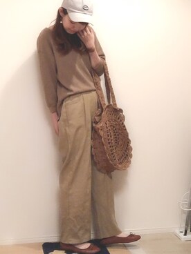 「サークルバッグ」｜「アイテム（パンプス）」を使った、mao◎さん（レディース・157cm）の夏コーディネート