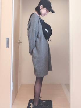 「DRWCYS（ドロシーズ）のアイテム（ワンピース/ドレス）」を使った、mao◎さん（レディース・158cm）の冬コーディネート