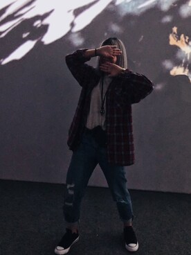 「看展穿搭」｜Yanさん（レディース・155cm）の春コーディネート