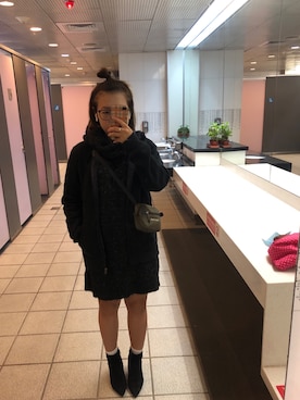 「working style」｜「アイテム（ブーツ）」を使った、Yanさん（レディース・155cm）の冬コーディネート