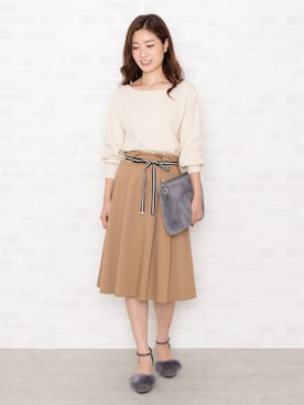 「ファークラッチ」｜NBB STAFF02さん（レディース・160cm）の秋コーディネート