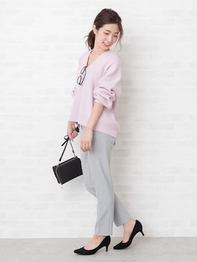 NBB STAFF02さん(レディース・160cm)の冬コーディネート