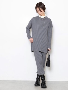 NBB STAFF02さん（レディース・160cm）の冬コーディネート