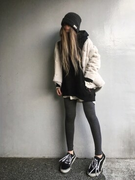 Lilyさん（レディース・160cm）の冬コーディネート