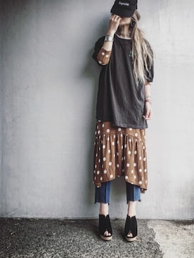 Lilyさん（レディース・160cm）の春コーディネート