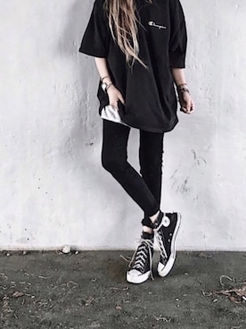 「GRL（グレイル）のアイテム（リング）」を使った、Lilyさん（レディース・160cm）の夏コーディネート