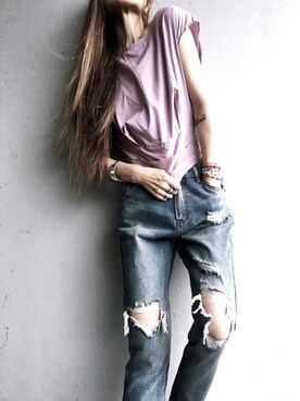 「thevirgnia」｜「アイテム（アクセサリー）」を使った、Lilyさん（レディース・160cm）の夏コーディネート