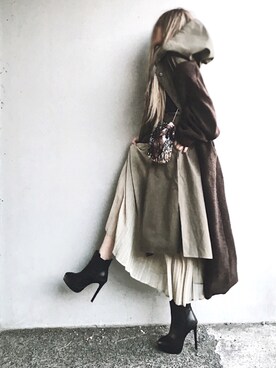 「エクラン」｜Lilyさん（レディース・160cm）の冬コーディネート