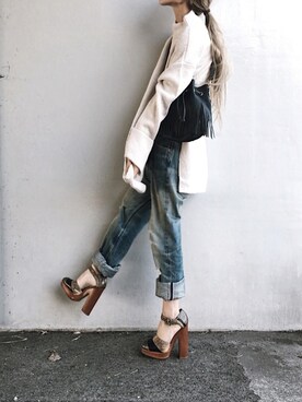 Lilyさん（レディース・160cm）の冬コーディネート