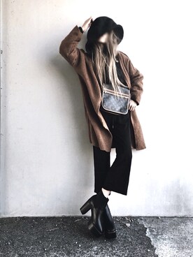 「GRL（グレイル）のアイテム（ノーカラージャケット）」を使った、Lilyさん（レディース・160cm）の春コーディネート