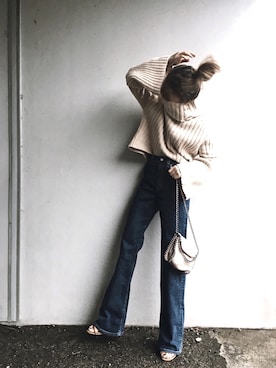 「ヤヌーク」｜「アイテム（アクセサリー）」を使った、Lilyさん（レディース・160cm）の春コーディネート