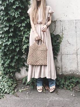 「GRL（グレイル）のアイテム（リング）」を使った、Lilyさん（レディース・160cm）の夏コーディネート