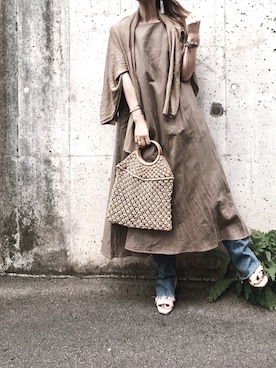 「GRL（グレイル）のアイテム（リング）」を使った、Lilyさん（レディース・160cm）の夏コーディネート