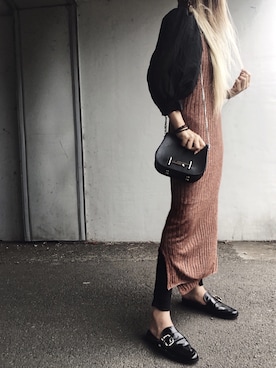 「GRL（グレイル）のアイテム（レギンス/スパッツ）」を使った、Lilyさん（レディース・160cm）の夏コーディネート