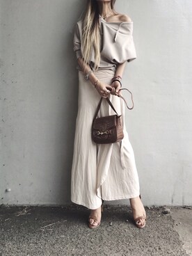 「FL import collection（エフエルインポートコレクション）のアイテム」を使った、Lilyさん（レディース・160cm）の秋コーディネート