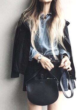 「florist」｜「アイテム（アナログ腕時計）」を使った、Lilyさん（レディース・160cm）の秋コーディネート