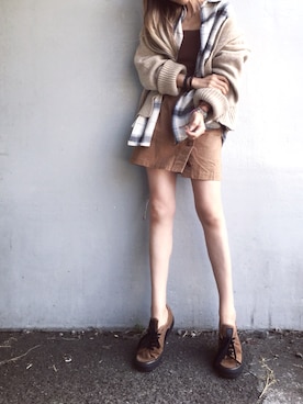 「florist」｜「アイテム（アナログ腕時計）」を使った、Lilyさん（レディース・160cm）の秋コーディネート