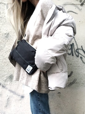 「SENSE OF PLACE by URBAN RESEAR」｜「アイテム（ダウンジャケット/コート）」を使った、Lilyさん（レディース・160cm）の冬コーディネート