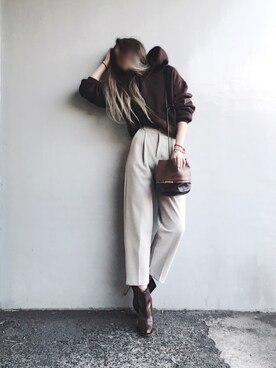 Lilyさん（レディース・160cm）の冬コーディネート