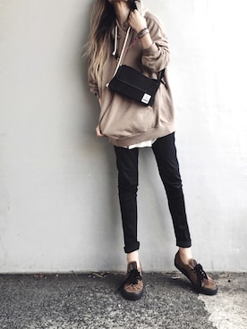 Lilyさん（レディース・160cm）の冬コーディネート