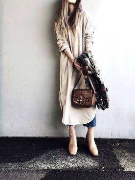 「リップスター」｜「アイテム（ブーツ）」を使った、Lilyさん（レディース・160cm）の冬コーディネート