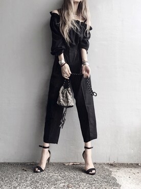 「MKT（エムケーティー）のアイテム（トップス）」を使った、Lilyさん（レディース・160cm）の夏コーディネート