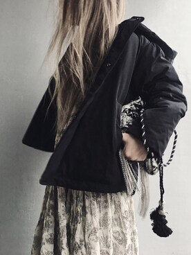 「SENSE OF PLACE by URBAN RESEAR」｜「アイテム（ダウンジャケット/コート）」を使った、Lilyさん（レディース・160cm）の冬コーディネート