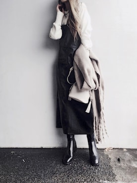 Lilyさん(レディース・160cm)の冬コーディネート