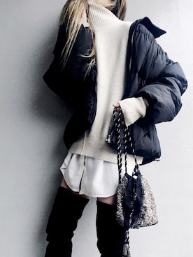 Lilyさん(レディース・160cm)の冬コーディネート