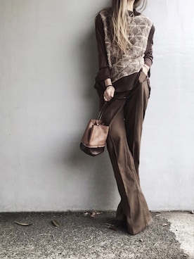 「SENSE OF PLACE by URBAN RESEAR」｜「アイテム（アクセサリー）」を使った、Lilyさん（レディース・160cm）の冬コーディネート