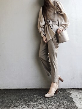 「SENSE OF PLACE by URBAN RESEAR」｜「アイテム（アクセサリー）」を使った、Lilyさん（レディース・160cm）の冬コーディネート