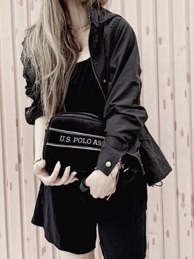 「CENE」｜「アイテム（マウンテンパーカー）」を使った、Lilyさん（レディース・160cm）の秋コーディネート